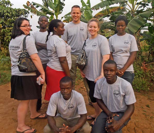 Go Volunteer Africa team members in Uganda